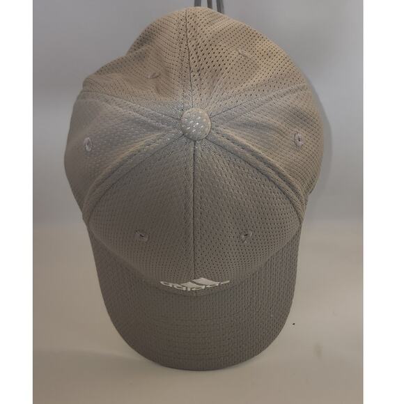 Adidas White Logo on Grey fitted Hat S/M EUC - Picture 5 of 7